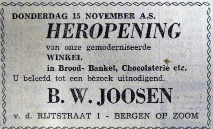 Heropening winkel