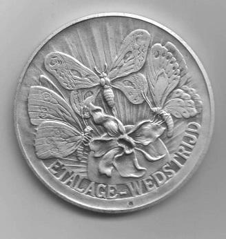 Medaille 1e prijs (arch P Dries)