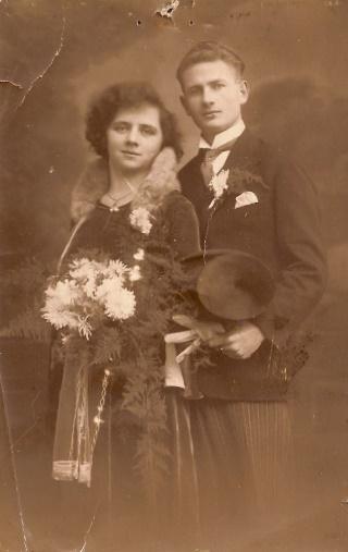 Huwelijksfoto Stan en Corrie